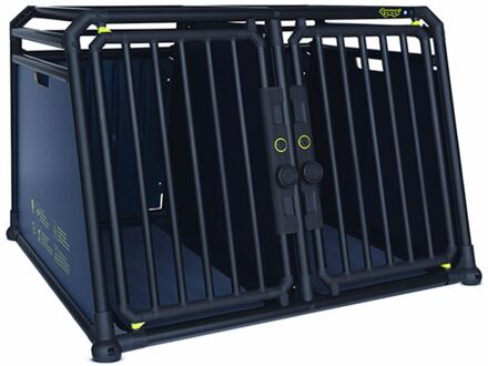 Pro Noir 22 - Autobench - voor 2 Honden - L - Zwart - 66x96,5x93,5 cm
