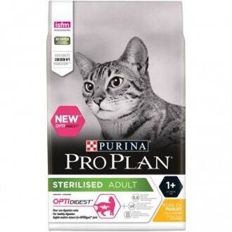 Pro Plan Kat Sterilised Adult 1+ - Rijk aan Kip - Kattenvoer - 3 kg