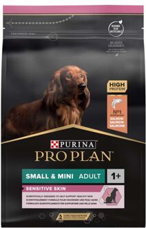 Pro Plan Small & Mini Adult Sensitive Skin - Zalm Met Optiderma - Hondenvoer - 3 kg