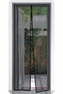 Pro Plus Opzet deurhor met magnetische sluiting 210 x 50 cm - Deurhorren Zwart