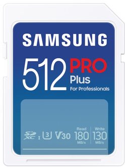 Pro Plus SD Card 512GB SD-Kaart Wit