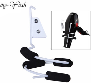 Pro Salon Kappers Aluminium Rack Opslag Föhn Badkamer Muur Gemonteerde Planken Muur Föhn Plank Houder Spiraal Stand