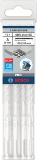 PRO SDS plus-5X Hammer Drill Bit | 8 x 100 x 160 mm | 10 pcs - 2608833899