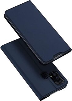Pro Serie slim wallet hoes - Samsung Galaxy M31 - Blauw