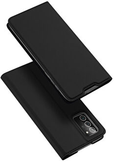 pro serie slim wallet hoes - Samsung Galaxy Note 20 - Zwart