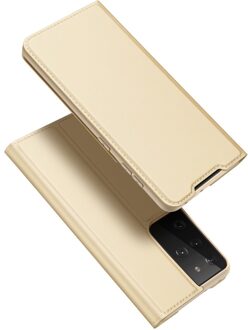 Pro Serie Slim wallet hoes - Samsung Galaxy S21 Ultra - Goud