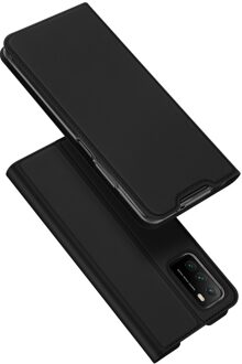 Pro Serie Slim wallet hoes - Xiaomi Poco M3 -  Zwart