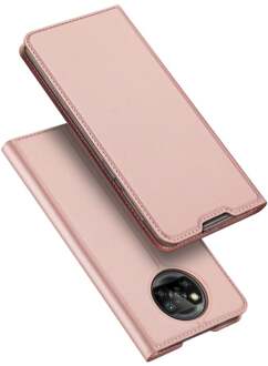 Pro Serie Slim wallet hoes - Xiaomi Poco X3 - Rose Goud