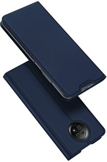 Pro Serie Slim wallet hoes - Xiaomi Redmi Note 9 -  Blauw