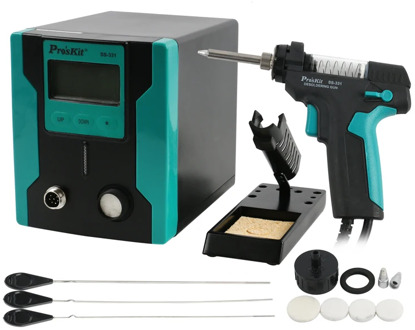 Pro'skit SS-331B Upgrade Version ESD Digital Adjustable Desoldering Suction Gun Suction Pump Station For PCB Desolder Repair