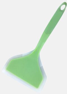 Pro Thuis Kookgerei Siliconen Spatels Keuken Schraper Rundvlees Vlees Ei Breed Pizza Schop Non-stick Turners Voedsel Lifters groen