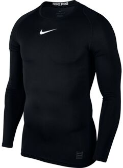 Pro Top Ls Compression Sportshirt Heren - Zwart