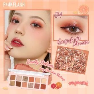 Pro Touch Eyeshadow Palette-Grapefruit - Oogschaduwpalet
