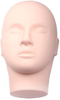 Pro Training Mannequin Platte Hoofd Praktijk Make Up Wimpers Wimper Extensions, Praktijk Training Head Oefenpop Kosmetiek Manne