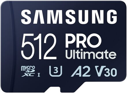 Pro Ultimate 512GB + SD-adapter Micro SD-kaart Blauw