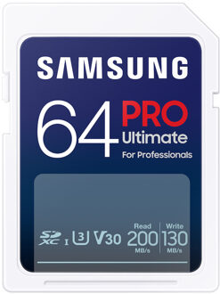 PRO Ultimate SD Card 64GB SD-Kaart Wit