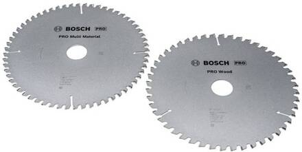 PRO Wood/MM Cirkelzaagbladen | 216 mm | 2 stuks - 2608644734