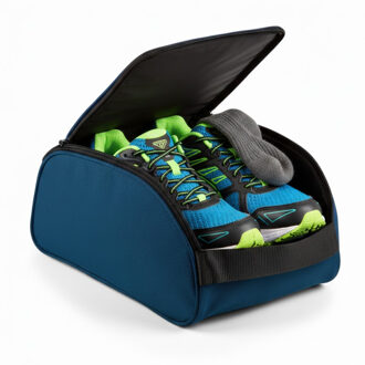 Proact Schoenentas sport - 9L - 35 x 19 x 16 cm - blauw - polyester - schoenen opbergen