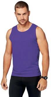 Proact Sport singlet voor heren - Paars - Tanktop hemd - Herenkleding - Mouwloze t-shirts