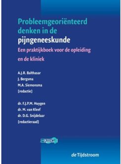 Probleemgeoriënteerd denken in de pijngeneeskunde - Boek Tijdstroom, Uitgeverij De (9058980197)
