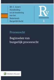 Procesrecht / 1 Algemeen Deel - Boek Wolters Kluwer Nederland B.V. (9013133509)