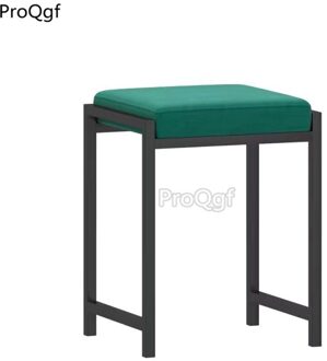 Prodgf 1 Set 52*42*37Cm Fluwelen Zwart Been Nordic Eenvoudige Woonkamer Gebruik Moderne Kruk 11