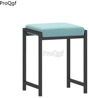 Prodgf 1 Set 52*42*37Cm Fluwelen Zwart Been Nordic Eenvoudige Woonkamer Gebruik Moderne Kruk 13