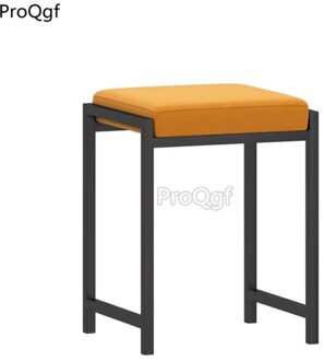 Prodgf 1 Set 52*42*37Cm Fluwelen Zwart Been Nordic Eenvoudige Woonkamer Gebruik Moderne Kruk