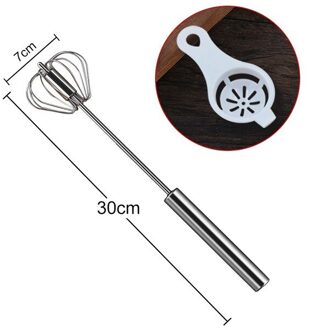 Product Semi-Automatische Garde Non-Elektrische Huishoudelijke Mini Handleiding Hand-Held Push-Type Boter Cake Garde ei Garde groot
