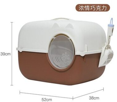 Product Volledig Gesloten Kattenbak Huisdier Lange Gangpad Kattenbak Lekkende Grote Gang Kattenbak