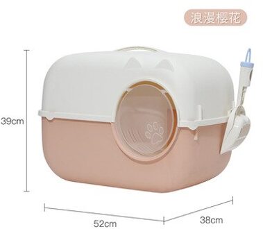 Product Volledig Gesloten Kattenbak Huisdier Lange Gangpad Kattenbak Lekkende Grote Gang Kattenbak