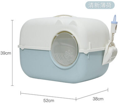 Product Volledig Gesloten Kattenbak Huisdier Lange Gangpad Kattenbak Lekkende Grote Gang Kattenbak