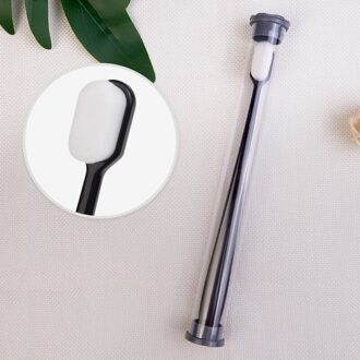 Producten Niet-Metalen Vestigen Wol Miljoen Wortel Haar Tandenborstel Super Zachte Douyin Celebrity Stijl Kinderen Zwangere Vrouwen Tim zwart en wit met patroon handvat Flat Burr