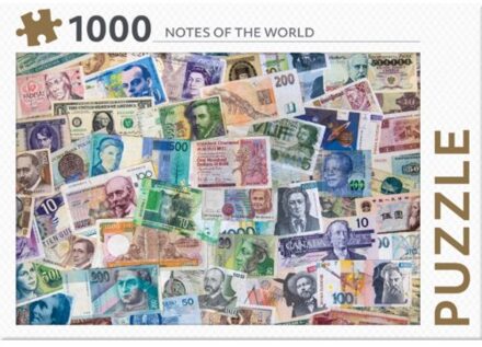 Productions legpuzzel Notes of the World karton 1000 stukjes