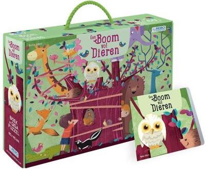 Productions puzzel Een boom vol dieren junior 60 stuks