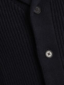 Produkt Sweaters Dennis Knit Shawl Neck Cardigan Blauw