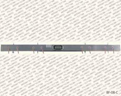 Proel BF-08-C lichtbalk met bedrading lichtbalk met bedrading, 150x8x4cm., voor 8 lampen, met harting cn-16-psp en 8 kabel