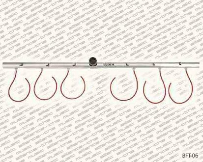 Proel BFT-06 lichtbalk met bedrading lichtbalk met bedrading, 230x7,5cm., voor 6 lampen, met sox-19-mp en 6 kabels