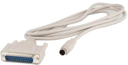 Proel C2-MPC25 midi-computer kabel midi-computer kabel, zwart, 1,8 mt, 8 pol.minidin-25 pol.dsub