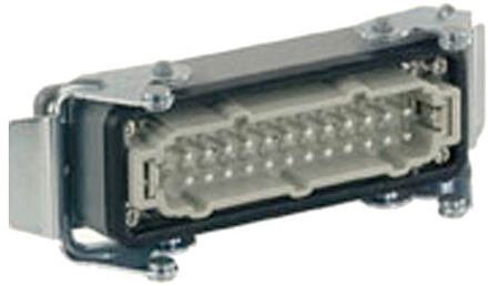 Proel CN-24-PSP multi power connector chasisdeel multi power connector chasisdeel, 24 p + t , male "harting"serie 16a 400v