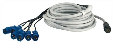 Proel CVS-0610 licht kabel licht kabel, zwart, 10 mtr/19 x 2,5mm, 1 x sox-19-fv en 6 x sdc-852