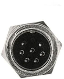 Proel MICRO-7MP micro chassis deel micro chassis deel, 7-polig, male, chroom