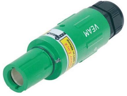 Proel PF-VG powerlock cable section, female, green earth litton-veam