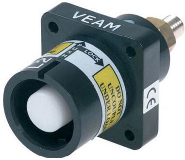 Proel PM-P2 powerlock chassispart, male, black 2e fase litton-veam