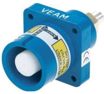 Proel PM-PN powerlock chassispart, male, blue nulfase litton-veam