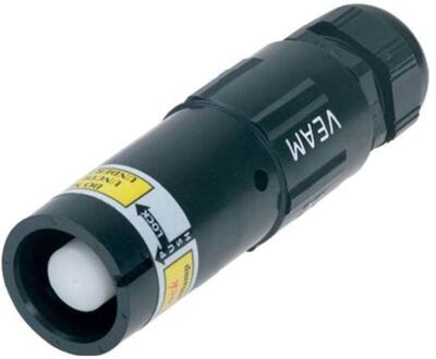 Proel PM-V2 powerlock cable section, male, black 2e fase litton-veam