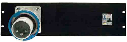 Proel SDC-212 19 panel assembled, input, 3 one, 1 x sdc-855+ 1 x sdc-812(e,l.c.b.), 62a 250 Volt