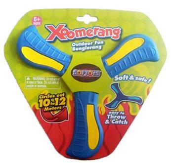 Profesional Boomerang Kinderen Speelgoed Volwassen-Kids Interactieve Grappig Outdoor Speelgoed Vroege Onderwijs Puzzel Decompressie 01 blauw
