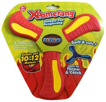 Profesional Boomerang Kinderen Speelgoed Volwassen-Kids Interactieve Grappig Outdoor Speelgoed Vroege Onderwijs Puzzel Decompressie 02 rood
