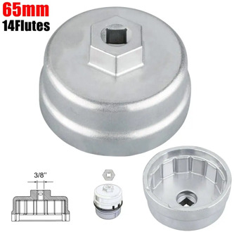 Professional 14 Flutes Oil Filter Wrench Cap Housing Tool Remover for Automotive